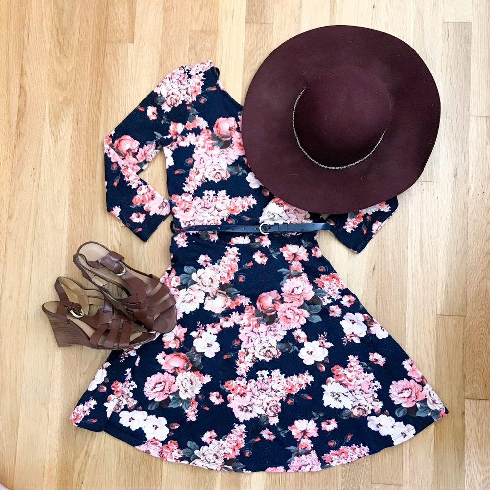 ✨ Floral Skater Dress ✨